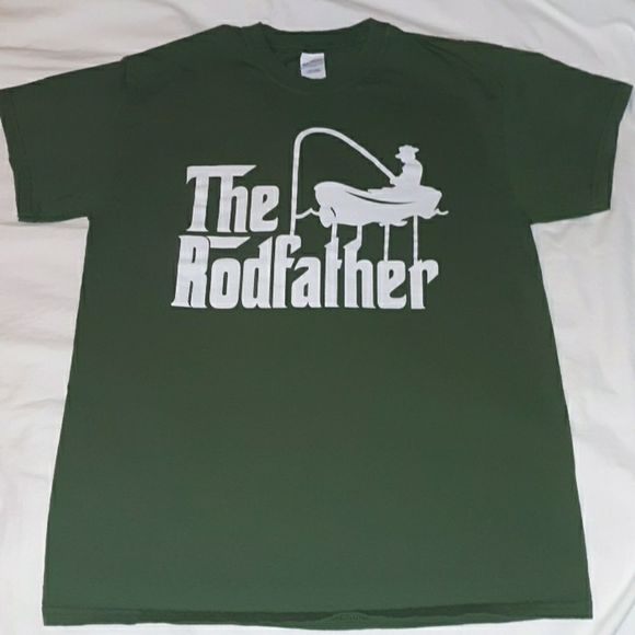 The Rodfather Fishing or Something Else T-Shirt M - Picture 1 of 3